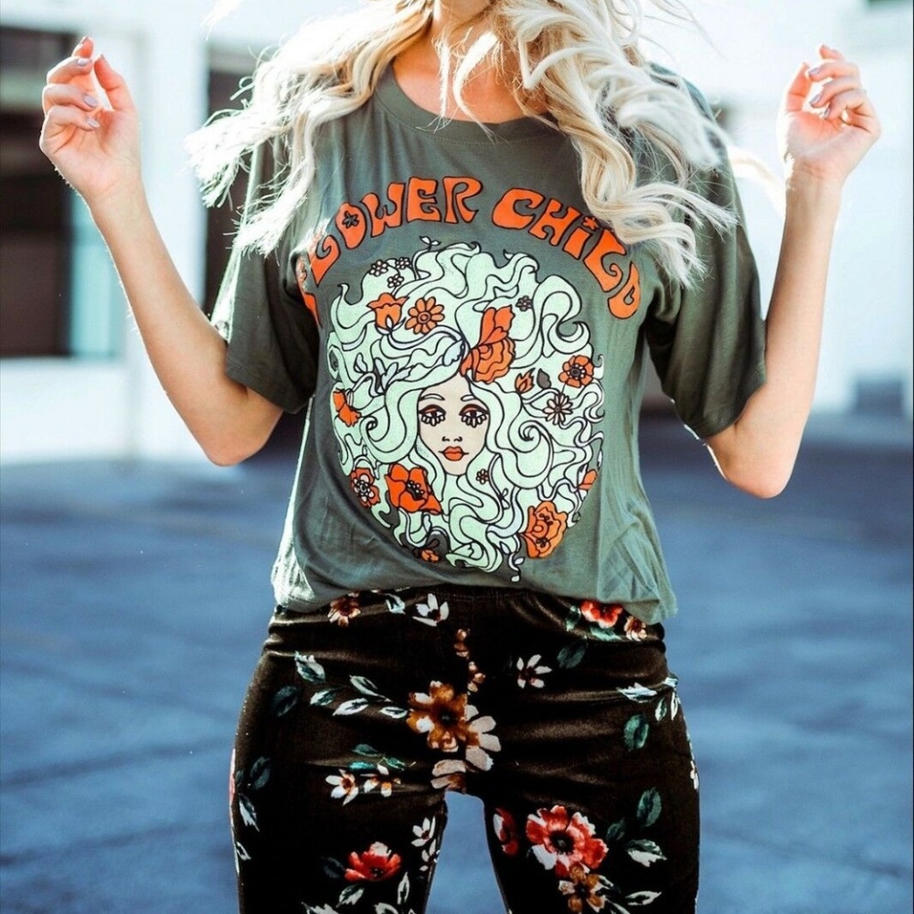 Free People Flower Child T-Shirt